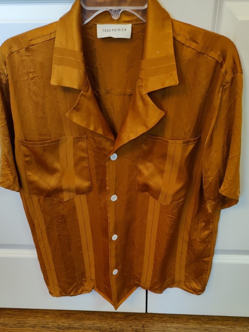 Todd Patrick Copper Silk Shirt